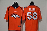 Nike Broncos 58 Von Miller Orange Vapor Untouchable Limited Jersey,baseball caps,new era cap wholesale,wholesale hats